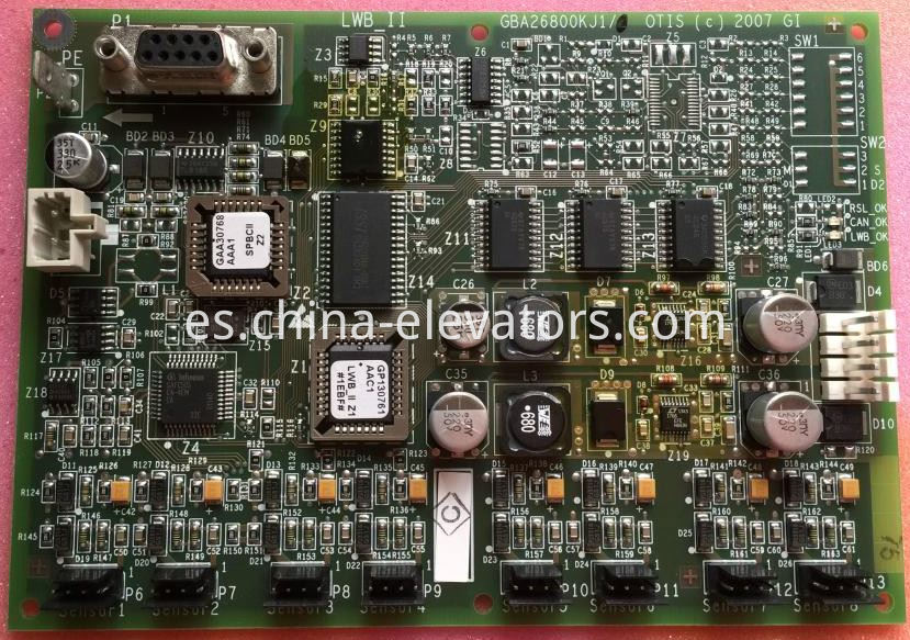 Tabla de pesaje de carga Otis GBA26800KJ10 / GBA26800KJ1 Otis Load Weighing Board GBA26800KJ10 / GBA26800KJ1